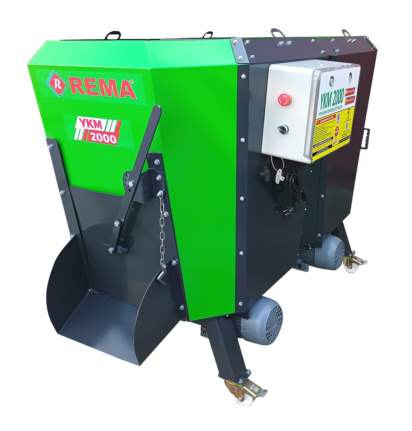 Rema Ykm 2000 Tam Otomatik Elektrikli 2m3 Çift Motor Yem Karma Makinası